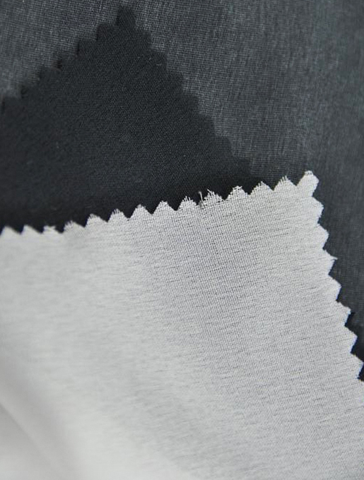 Smältbart mellanfodertyg är en textil som används mellan plaggskalstyg
